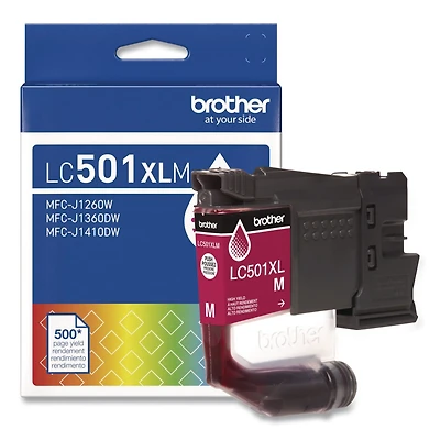 Brother LC501XLMS 500 Page-Yield High-Yield Ink - Magenta