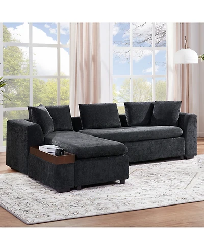 Streamdale Furniture 93.7" L-Shaped Sectional Sofa with Storage