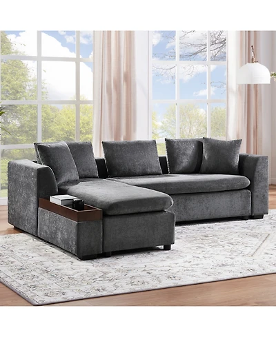 Streamdale Furniture 93.7" L-Shaped Sectional Sofa with Storage