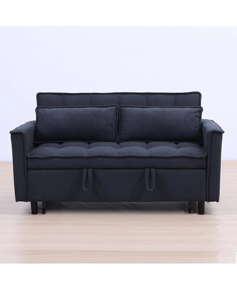 Streamdale Furniture 54.3" Double Buffer Broaching Machine Dark Gray