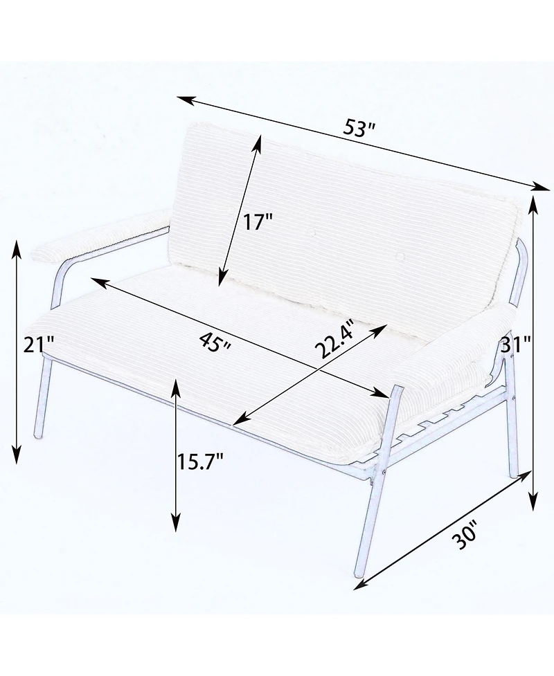 Streamdale Furniture 53" Sofa - Small Space Living