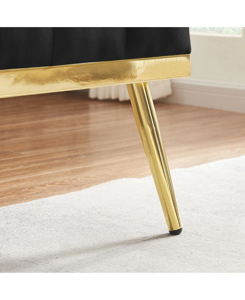 Streamdale Furniture Black 2 Seater Sofa