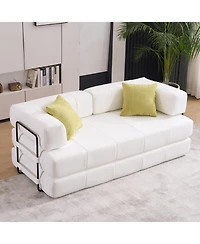 Streamdale Furniture Folding Sofa Bed 78.5" Convertible Couch with Pillows