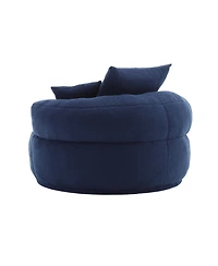 Streamdale Chenille Sleeper Sofa Chair - Modern Fluffy Lounge Seat