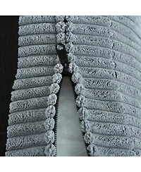 Streamdale Furniture Reversible Corduroy Sectional Sofa with Storage Chaise & Usb