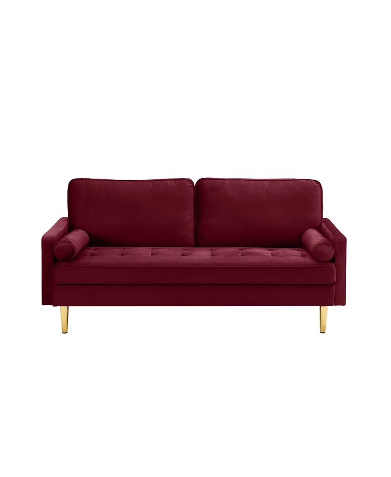 Streamdale Furniture Velvet Sofa 65 inch