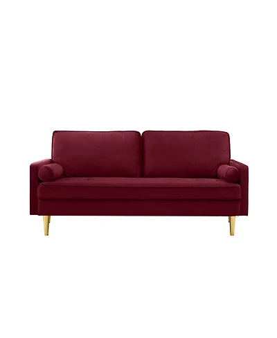 Streamdale Furniture Velvet Sofa 65 inch