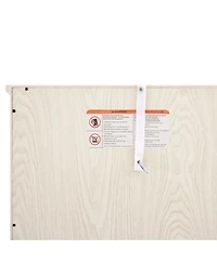 Streamdale Furniture 58" Modern White Tv Stand with 2-Door Storage