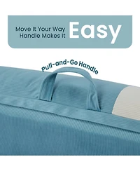 Streamdale Furniture Corduroy Floor Sofa Bed - Adjustable, Foldable, Space-Saving