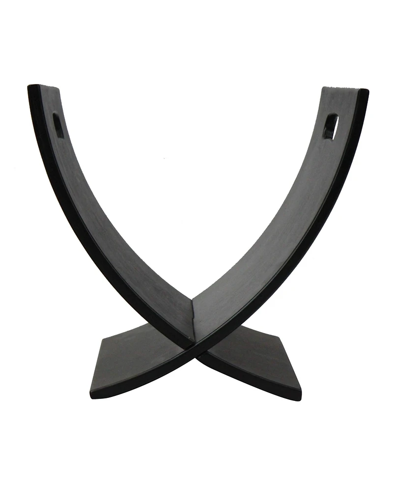 Oceanstar Contemporary X Style Wooden Magazine Rack