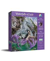SunsOut Waterfalls of Jade 1000 piece Jigsaw Puzzle for Adults