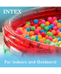 Intex 66-Inch Round Inflatable Outdoor Kids Swimming and Wading Watermelon Pool