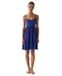 kate spade new york Women's V-Neck Cover Up Mini Swim Dress
