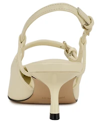 Nine West Women's Amayo Buckle Straps Slingback Dress Pumps