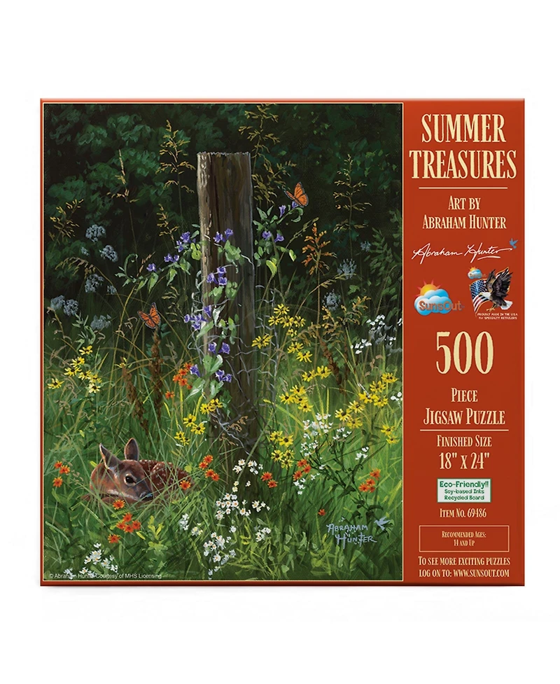 SunsOut Summer Treasures 500 piece Jigsaw Puzzle for Adults