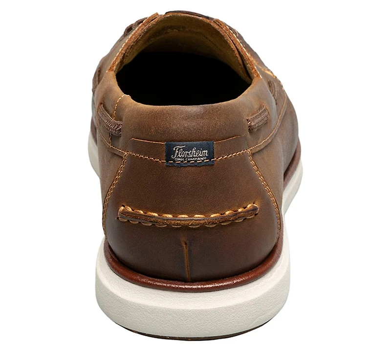 Florsheim Men's Tropics Elastic Lace Moc-Toe Boat Shoes