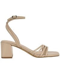 Calvin Klein Women's Pazey Strappy Block Heel Dress Sandals