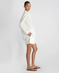 French Connection Women's Poplin Button-Down Top