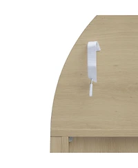 Casainc 70" Tall Arched Pantry Cabinet with Adjustable Shelves for Kitchen or Living Room