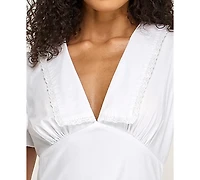 Seni & Cade Women's Short Puff-Sleeve Dress