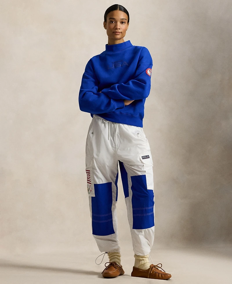 Polo Ralph Lauren Women's Mock Neck Pull-On Sweatshirt