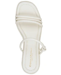 Donna Karan New York Women's Tafeta Multi Band Heeled Sandals