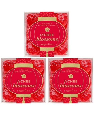 Sugarfina Lunar New Year Lychee Blossoms Candy Cube Kit, 3 Pieces