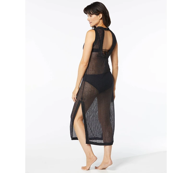 Coco Reef Women's Coquette High-Neck Cover-Up Dress