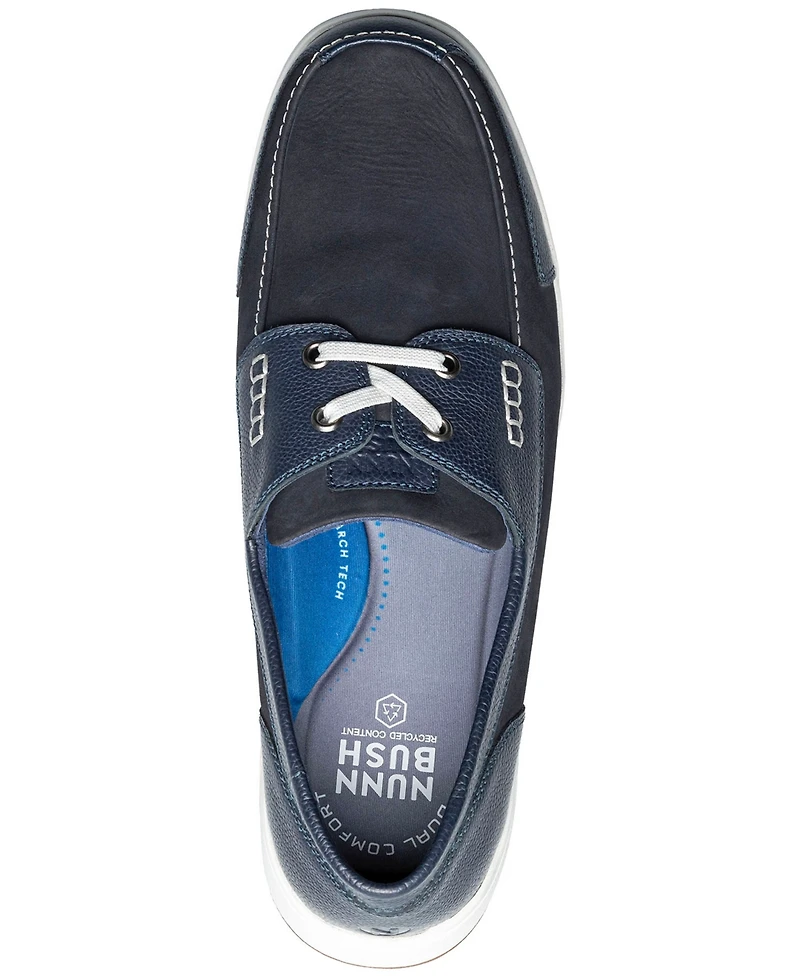 Nunn Bush Men's Luca Moc-Toe Boat Shoes
