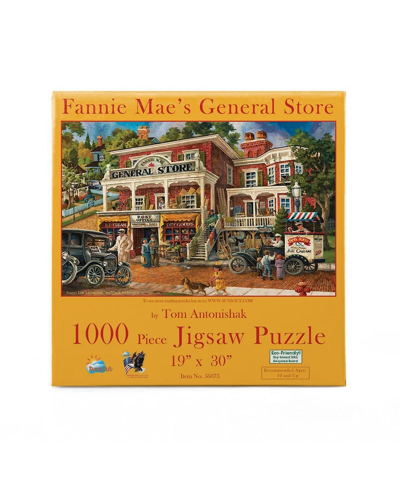 SunsOut Fannie Mae's General Store 1000 piece Jigsaw Puzzle for Adults