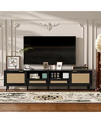 Streamdale Furniture Rattan Tv Stand for TVs