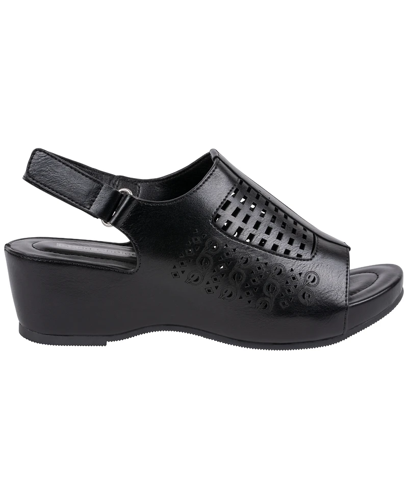 Gc Shoes Women's Ankle Strap Wedge Heel Sandals