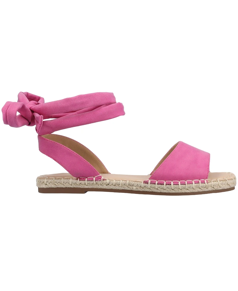 Journee Collection Women's Emelie Espadrille Flat Sandals