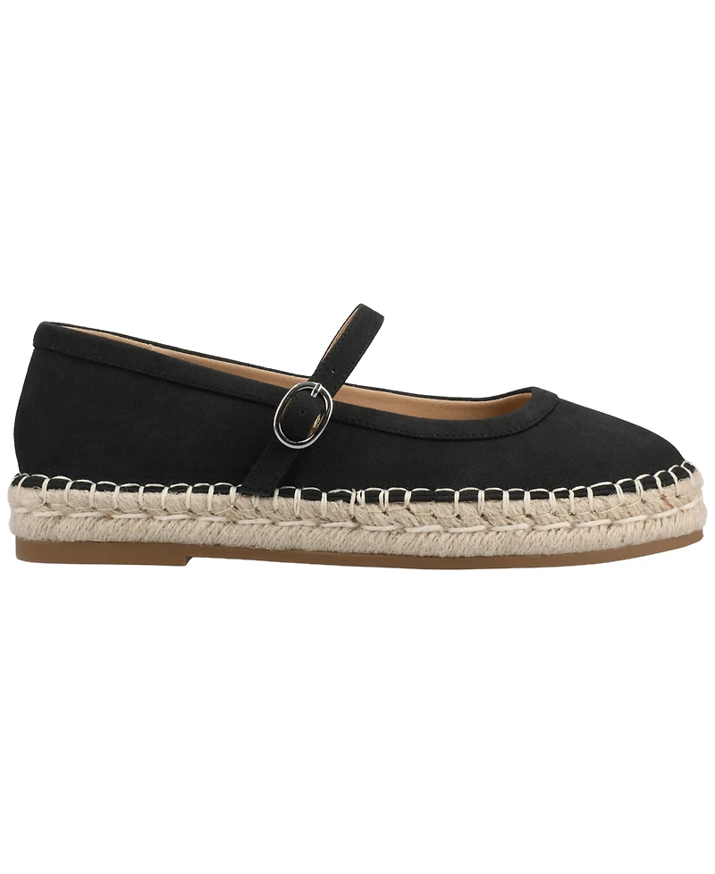 Journee Collection Women's Kenzie Round Toe Espadrille Flats