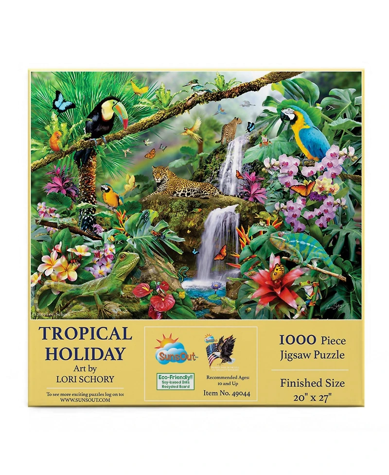 SunsOut Tropical Holiday 1000 piece Jigsaw Puzzle for Adults