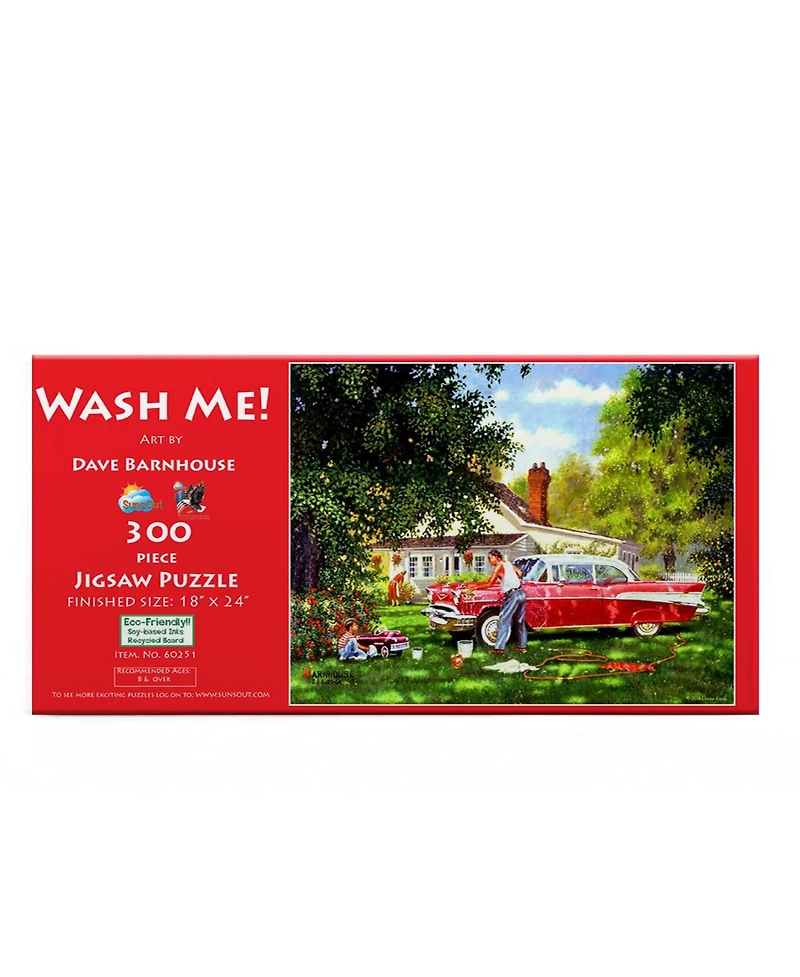 SunsOut Wash Me 300 piece Jigsaw Puzzle for Adults Fathers Day