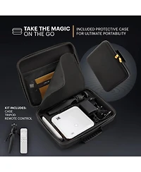 Kodak Luma 450 Smart Projector, Full Hd Portable Pico Projector with 80" Screen, Tripod, Remote & Case