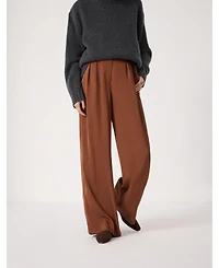 Hush Women's Lya Satin Twill Wide Leg Pants