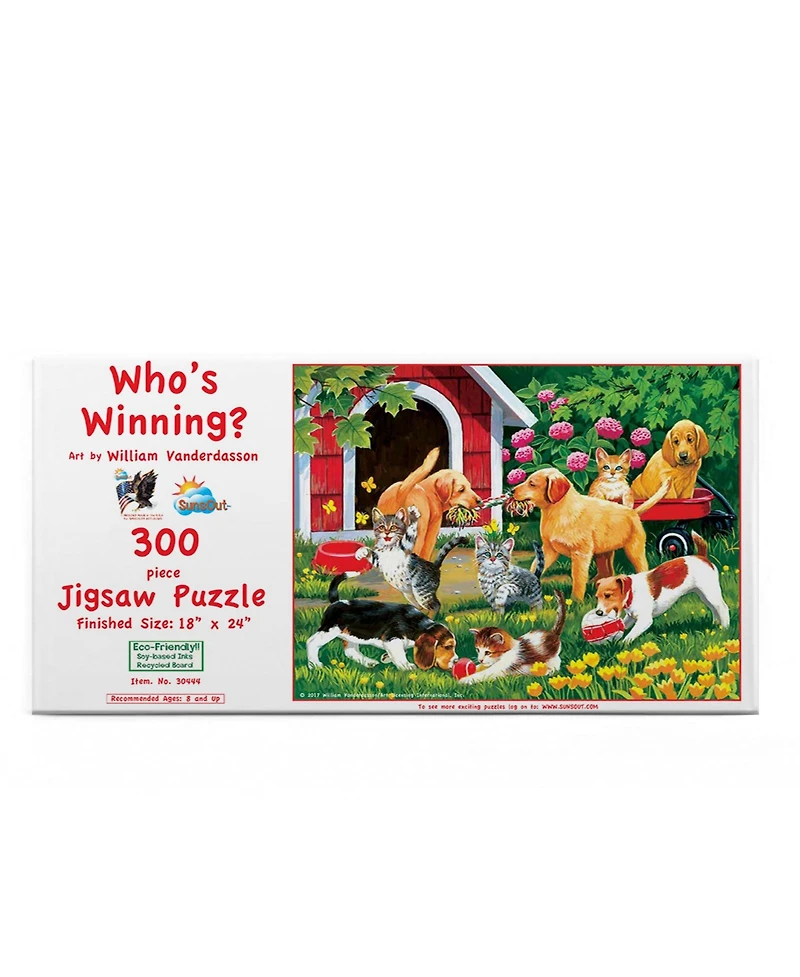 SunsOut Who's Winning 300 piece Jigsaw Puzzle for Adults