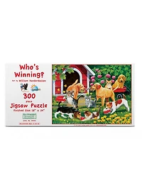 SunsOut Who's Winning 300 piece Jigsaw Puzzle for Adults