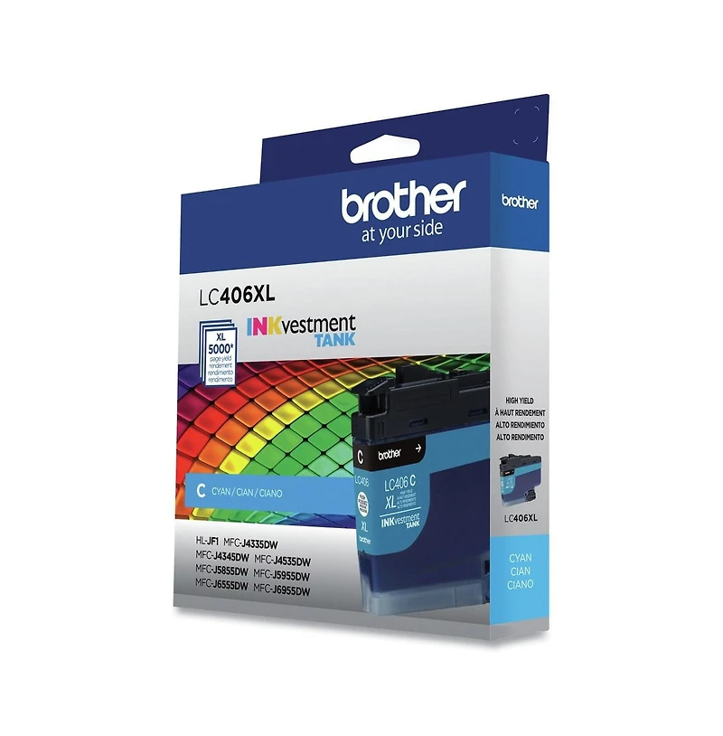 Brother LC406XLCS INKvestment 5,000 Page-Yield High-Yield Ink Tank Cartridge