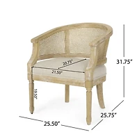 Streamdale Furniture Accent Chair Rubber Wood
