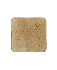 Streamdale Furniture Streamdale Twist Shape Side Table, Wood-like texture