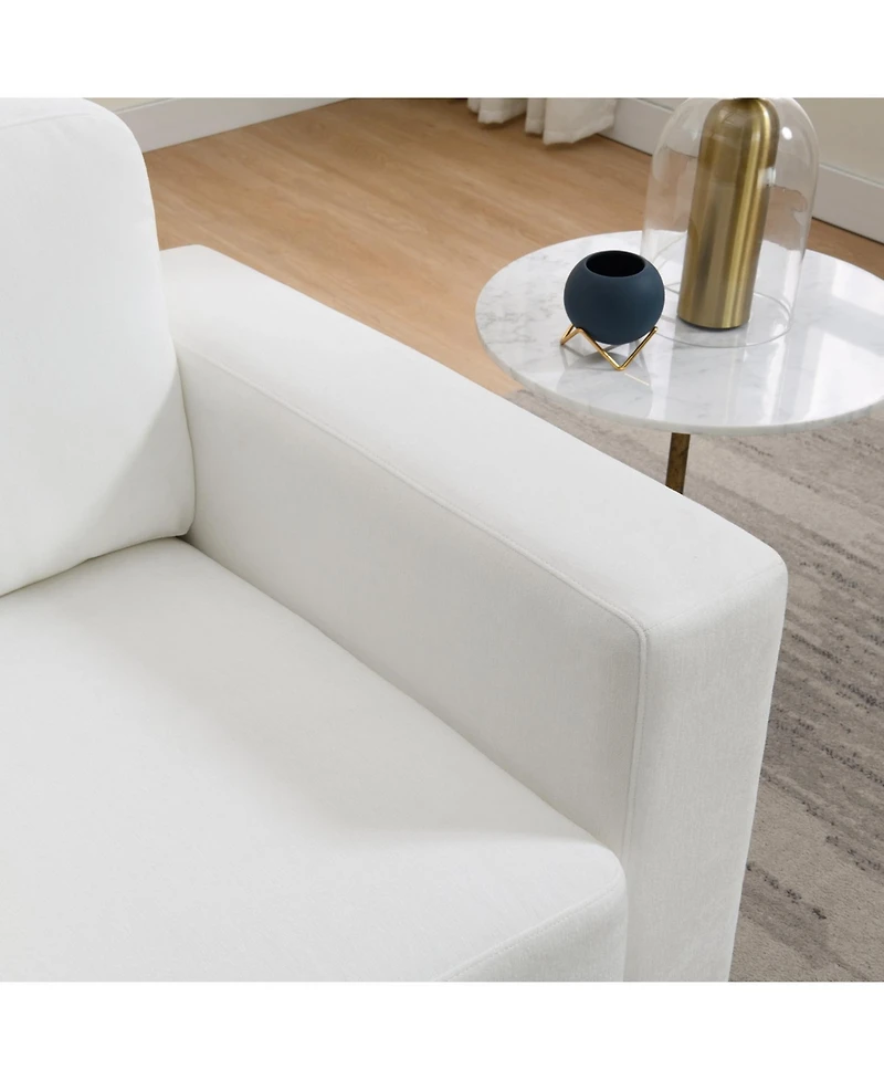 Streamdale Furniture Oversized Chenille Accent Chair, Washable Cover