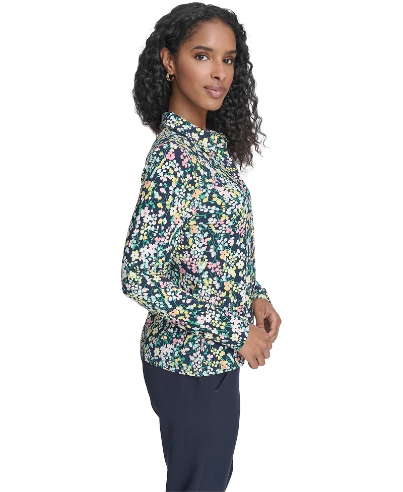Tommy Hilfiger Women's Floral Long-Sleeve Shirt