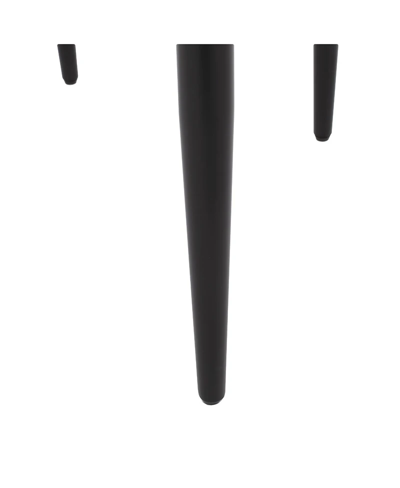 Streamdale Furniture Modern Gold Accent Upholstered Dining Chairs (Set of 2)