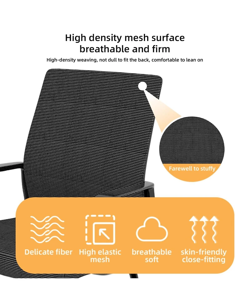 Streamdale Furniture Metal Frame, Soft, Modern Office Chair