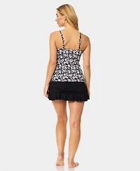 Island Escape Women's Tahiti Bandeau Neck Tankini Top