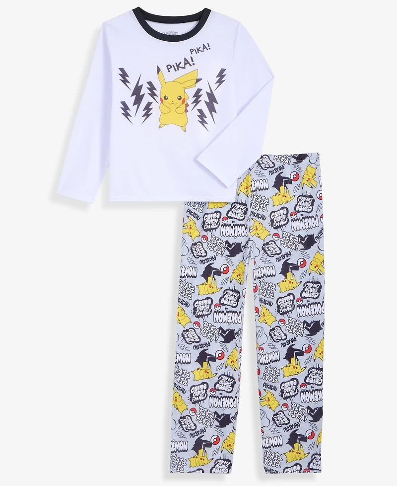Komar Kids Boys' 4-10 Pokemon Pajamas, 2-Piece Set
