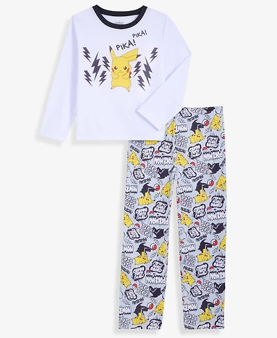 Komar Kids Boys' 4-10 Pokemon Pajamas, 2-Piece Set
